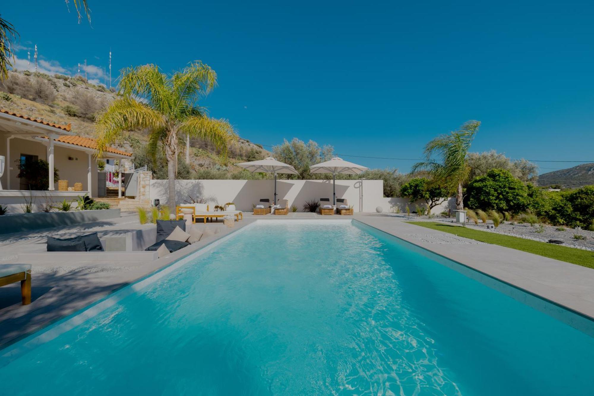 Nafplio Blue Topaz Poolside Villa Exterior foto