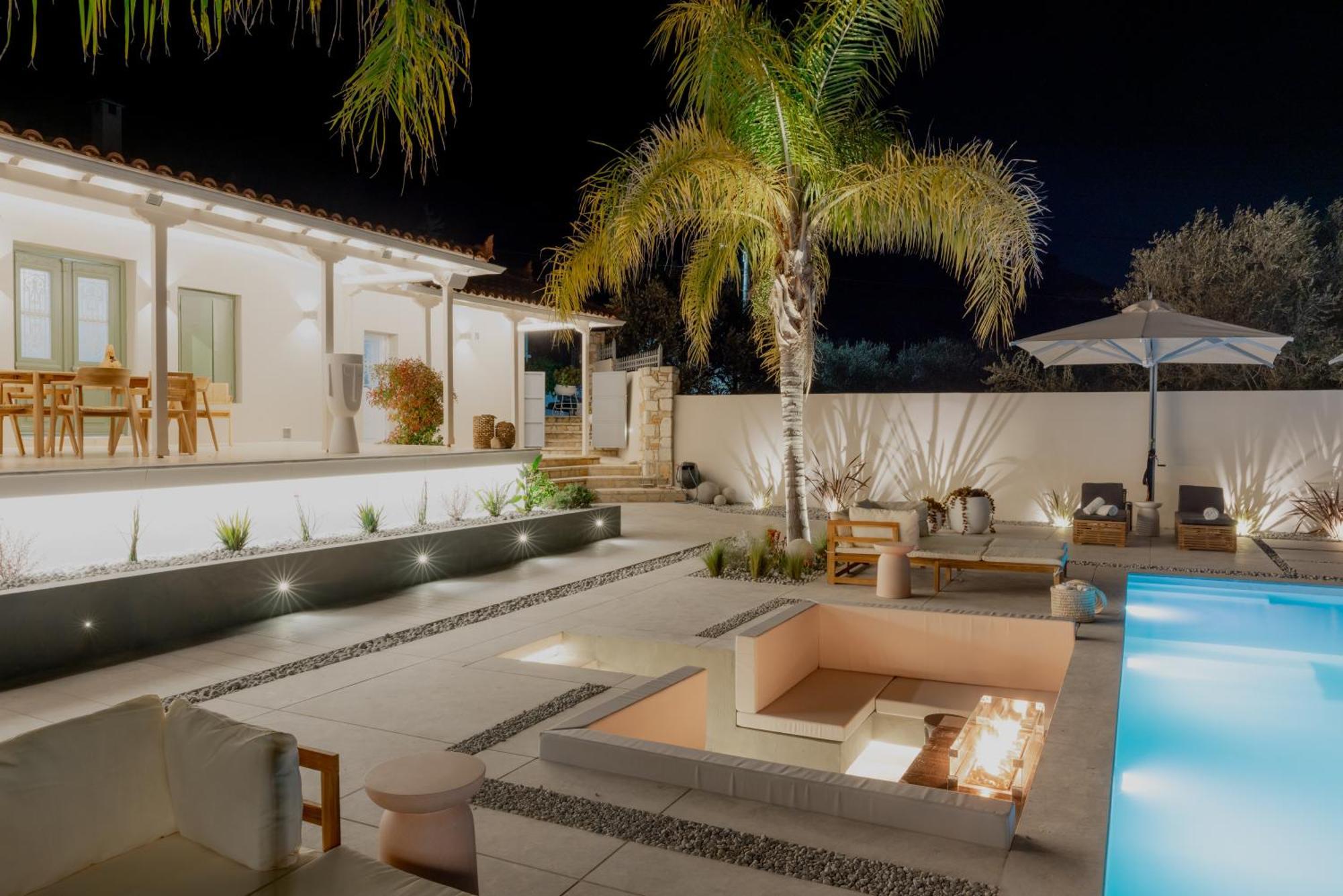 Nafplio Blue Topaz Poolside Villa Exterior foto