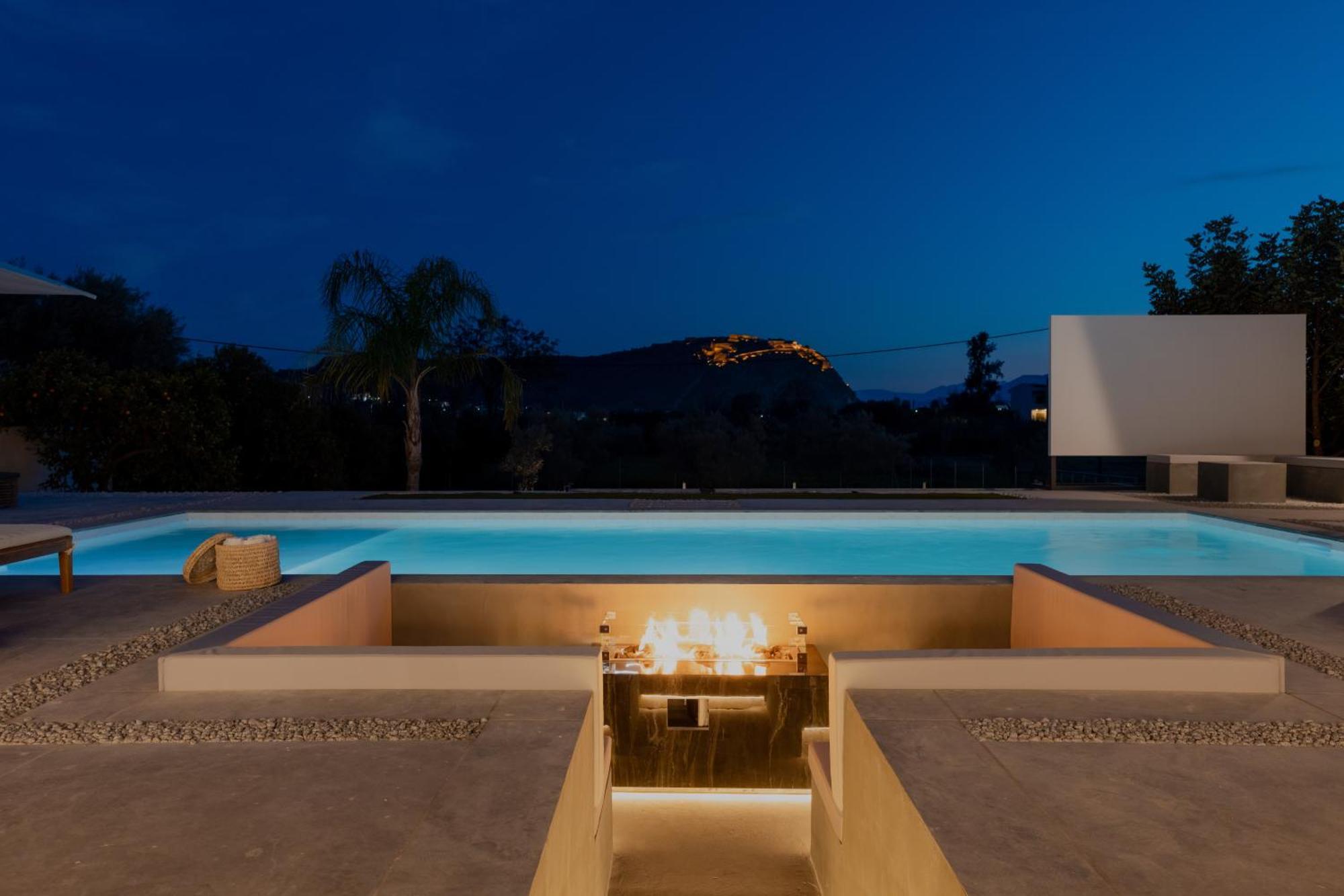 Nafplio Blue Topaz Poolside Villa Exterior foto